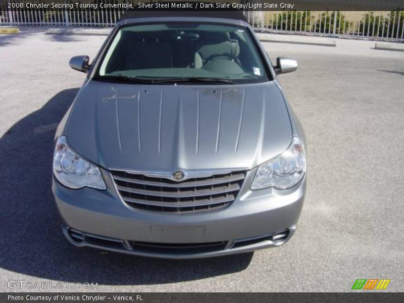 Silver Steel Metallic / Dark Slate Gray/Light Slate Gray 2008 Chrysler Sebring Touring Convertible