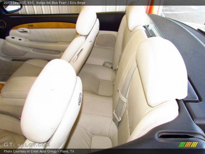 Indigo Ink Blue Pearl / Ecru Beige 2003 Lexus SC 430