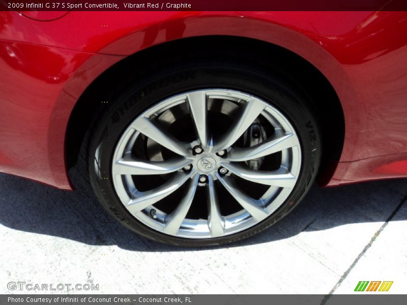 Vibrant Red / Graphite 2009 Infiniti G 37 S Sport Convertible