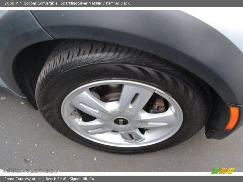 Sparkling Silver Metallic / Panther Black 2008 Mini Cooper Convertible