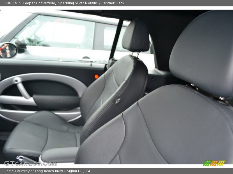 Sparkling Silver Metallic / Panther Black 2008 Mini Cooper Convertible