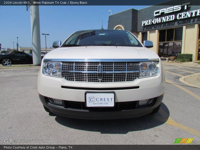 White Platinum Tri Coat / Ebony Black 2009 Lincoln MKX