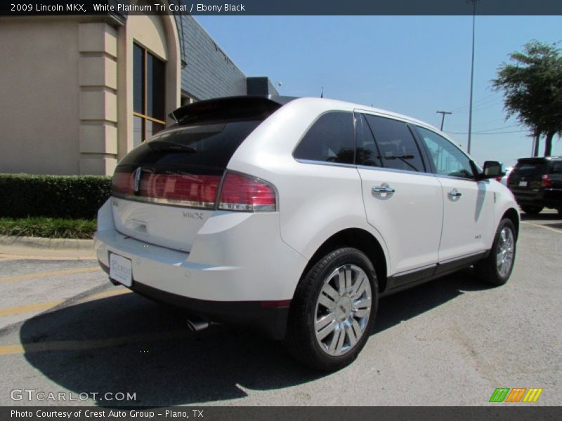 White Platinum Tri Coat / Ebony Black 2009 Lincoln MKX