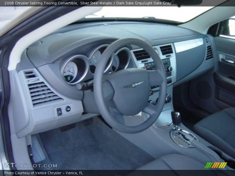Silver Steel Metallic / Dark Slate Gray/Light Slate Gray 2008 Chrysler Sebring Touring Convertible