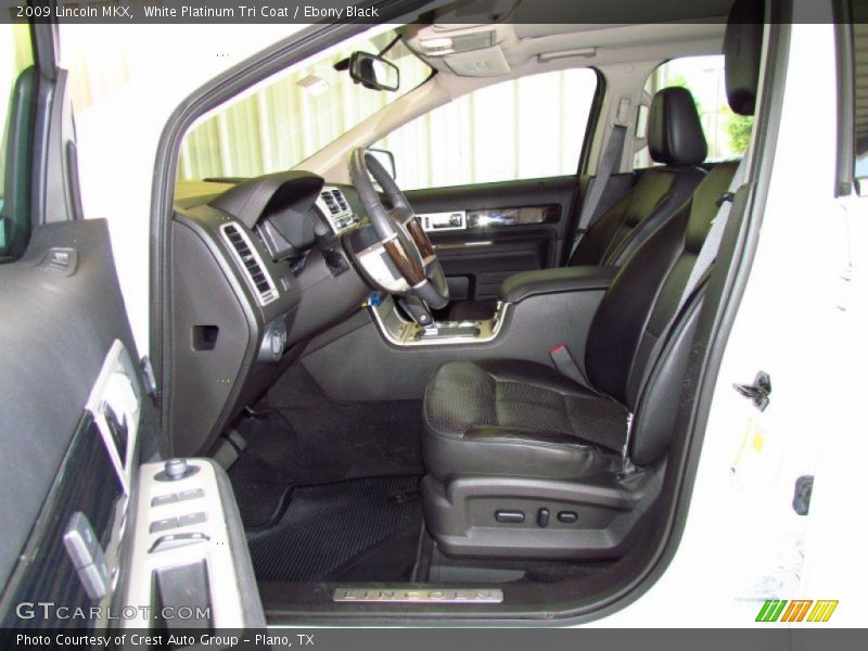 White Platinum Tri Coat / Ebony Black 2009 Lincoln MKX