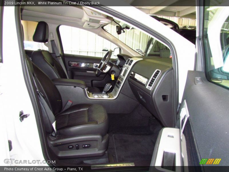 White Platinum Tri Coat / Ebony Black 2009 Lincoln MKX