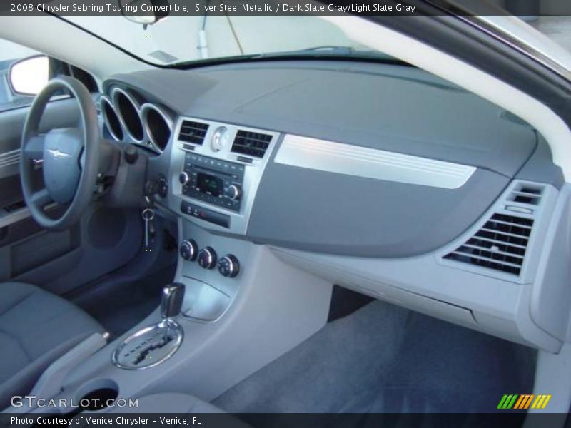 Silver Steel Metallic / Dark Slate Gray/Light Slate Gray 2008 Chrysler Sebring Touring Convertible