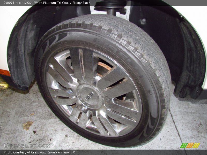 White Platinum Tri Coat / Ebony Black 2009 Lincoln MKX