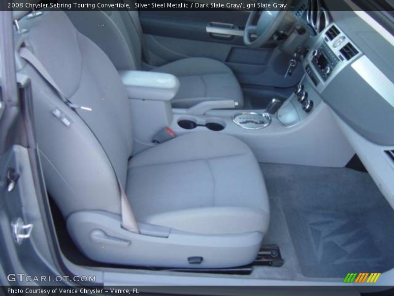 Silver Steel Metallic / Dark Slate Gray/Light Slate Gray 2008 Chrysler Sebring Touring Convertible
