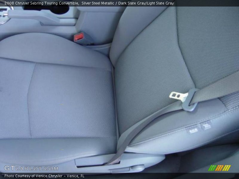 Silver Steel Metallic / Dark Slate Gray/Light Slate Gray 2008 Chrysler Sebring Touring Convertible