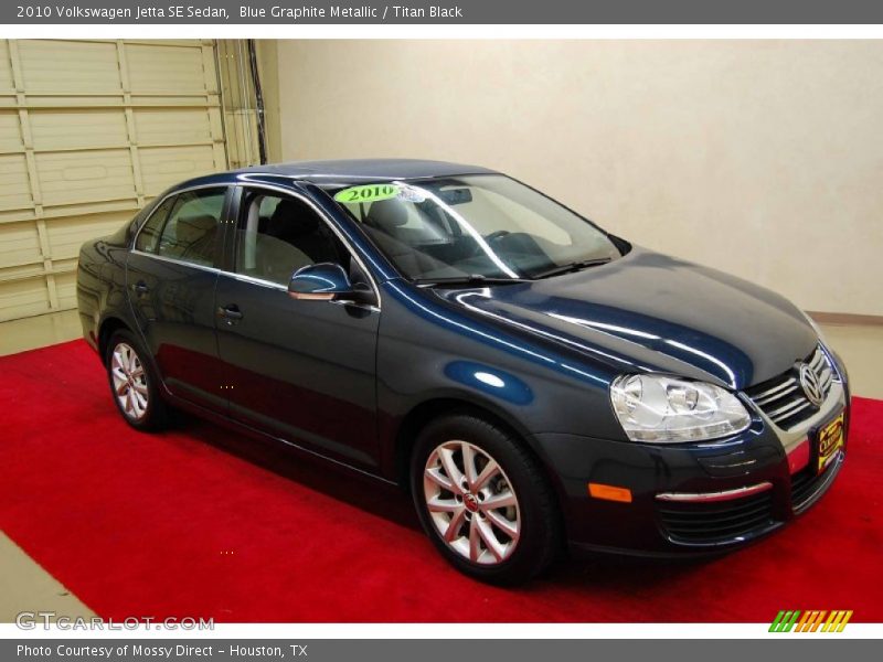 Blue Graphite Metallic / Titan Black 2010 Volkswagen Jetta SE Sedan