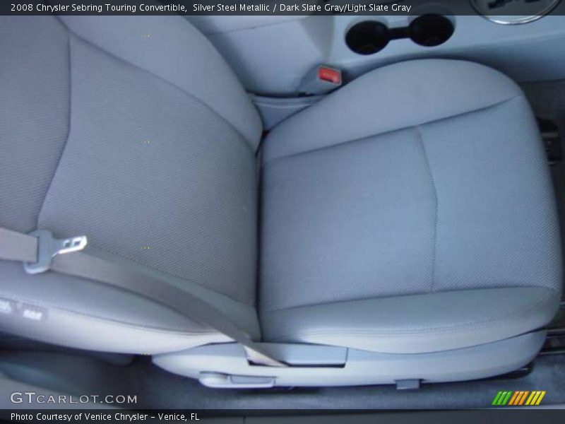 Silver Steel Metallic / Dark Slate Gray/Light Slate Gray 2008 Chrysler Sebring Touring Convertible