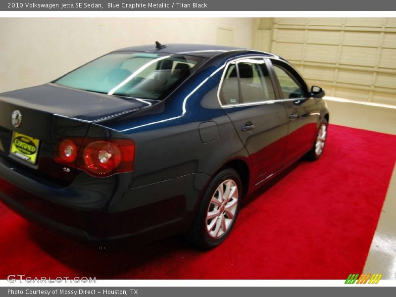 Blue Graphite Metallic / Titan Black 2010 Volkswagen Jetta SE Sedan