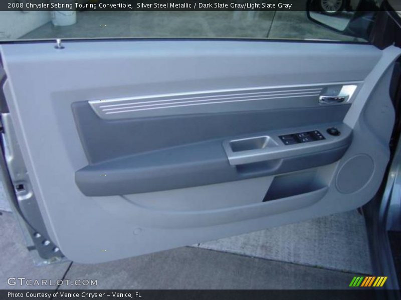 Silver Steel Metallic / Dark Slate Gray/Light Slate Gray 2008 Chrysler Sebring Touring Convertible