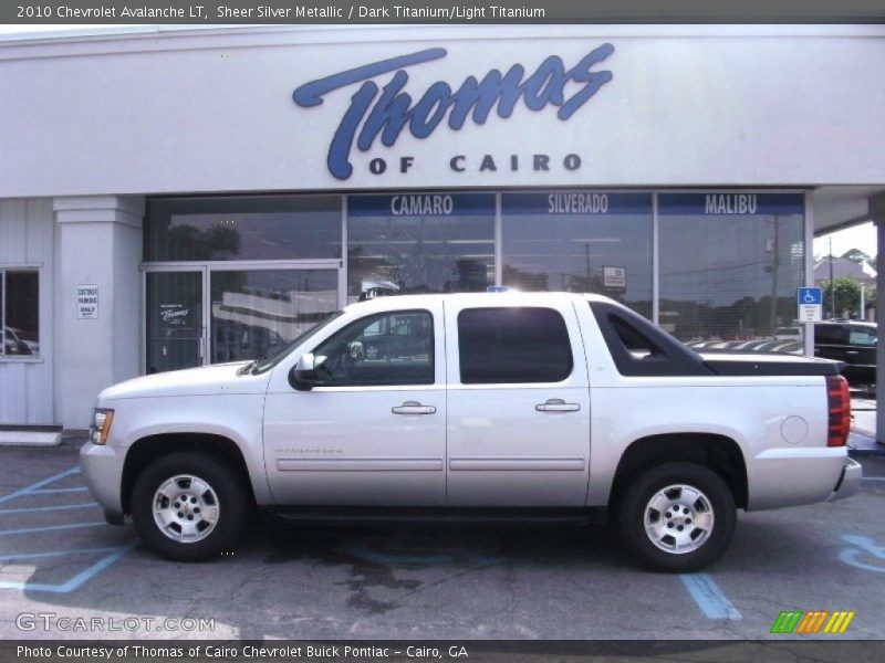 Sheer Silver Metallic / Dark Titanium/Light Titanium 2010 Chevrolet Avalanche LT