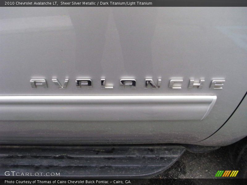 Sheer Silver Metallic / Dark Titanium/Light Titanium 2010 Chevrolet Avalanche LT