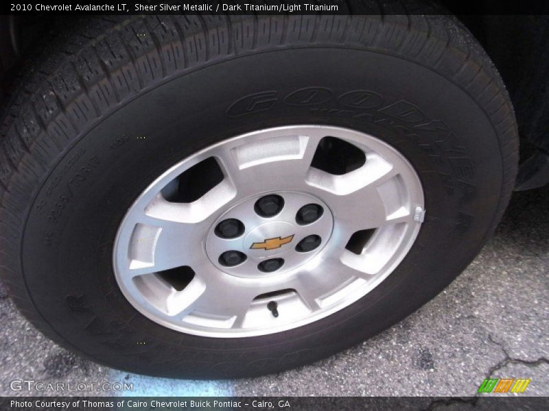 Sheer Silver Metallic / Dark Titanium/Light Titanium 2010 Chevrolet Avalanche LT