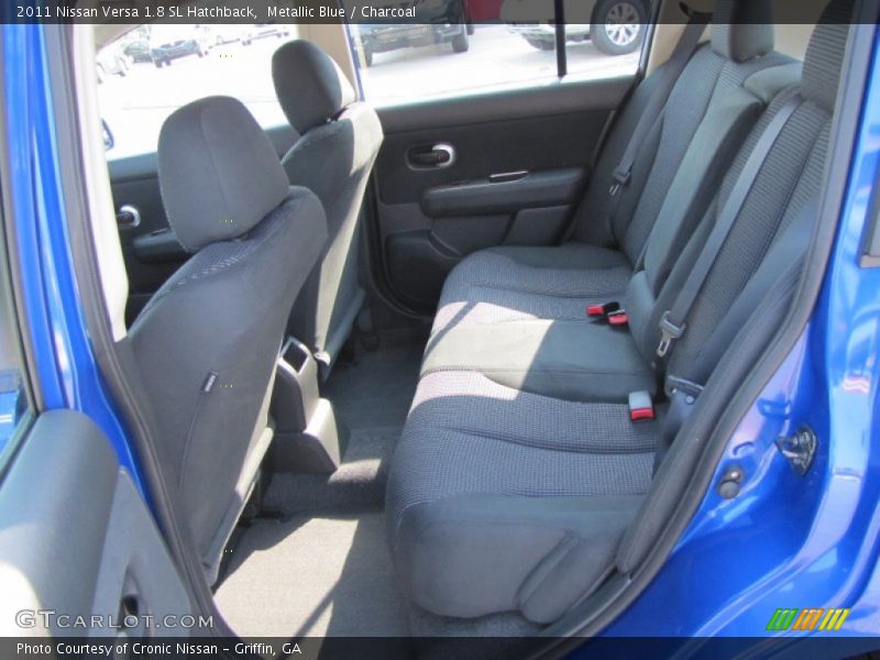 Metallic Blue / Charcoal 2011 Nissan Versa 1.8 SL Hatchback