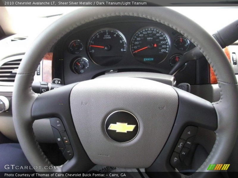 Sheer Silver Metallic / Dark Titanium/Light Titanium 2010 Chevrolet Avalanche LT