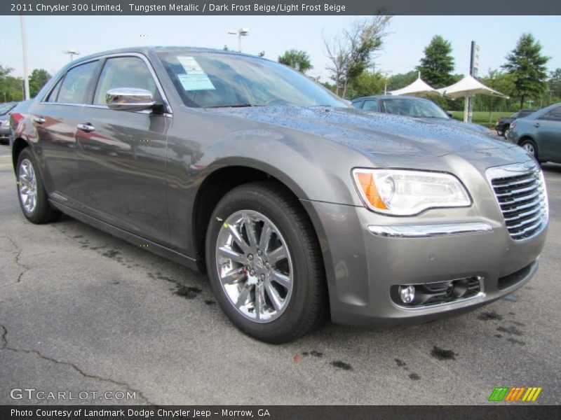 Tungsten Metallic / Dark Frost Beige/Light Frost Beige 2011 Chrysler 300 Limited