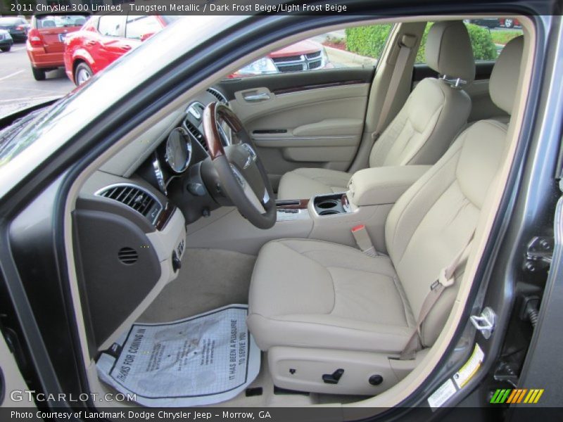 Tungsten Metallic / Dark Frost Beige/Light Frost Beige 2011 Chrysler 300 Limited