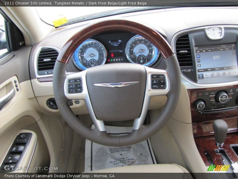 Tungsten Metallic / Dark Frost Beige/Light Frost Beige 2011 Chrysler 300 Limited