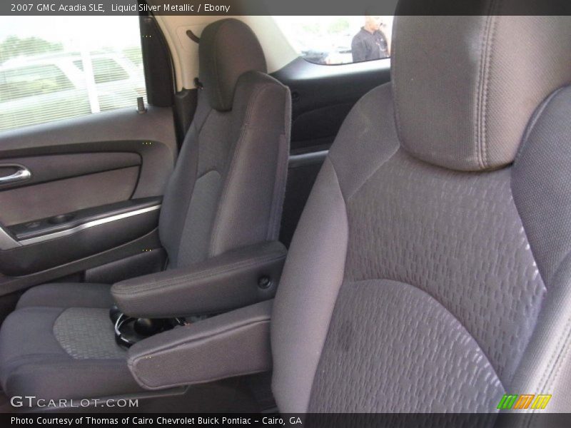 Liquid Silver Metallic / Ebony 2007 GMC Acadia SLE