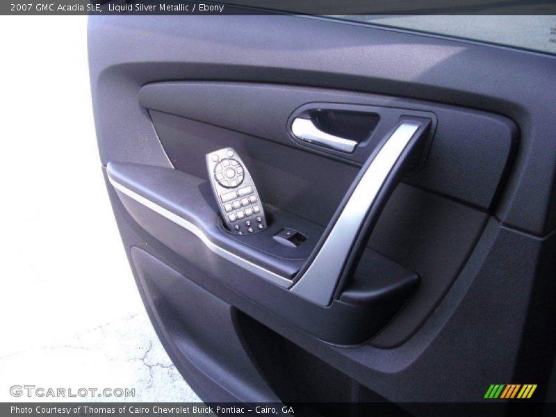 Liquid Silver Metallic / Ebony 2007 GMC Acadia SLE