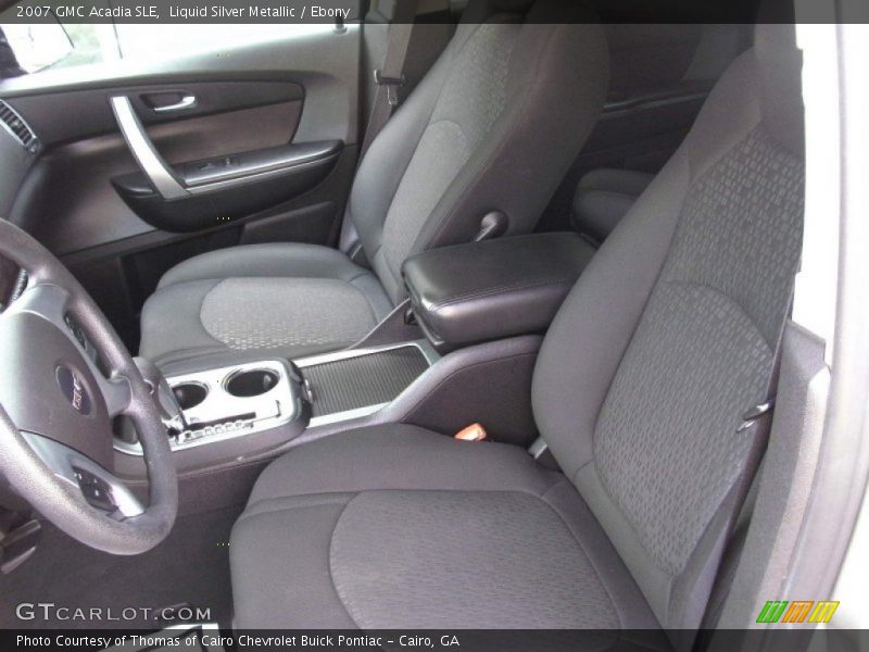 Liquid Silver Metallic / Ebony 2007 GMC Acadia SLE