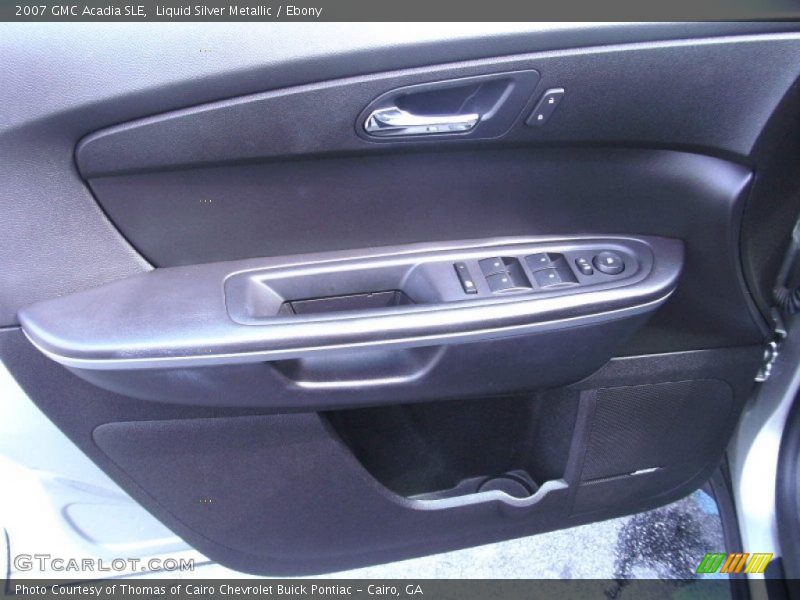 Liquid Silver Metallic / Ebony 2007 GMC Acadia SLE
