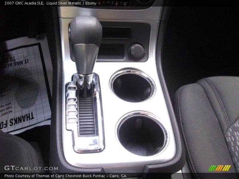 Liquid Silver Metallic / Ebony 2007 GMC Acadia SLE