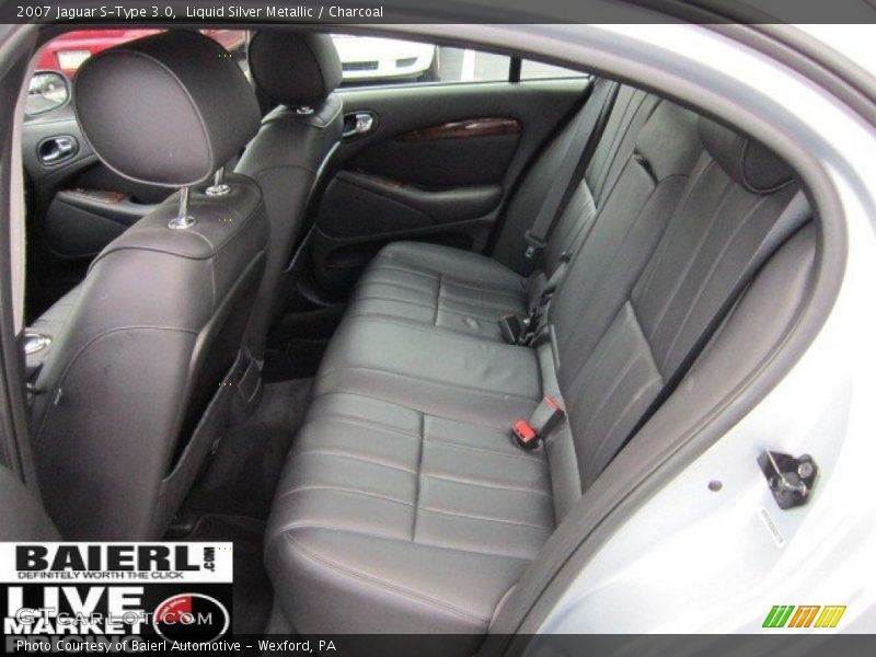 Liquid Silver Metallic / Charcoal 2007 Jaguar S-Type 3.0