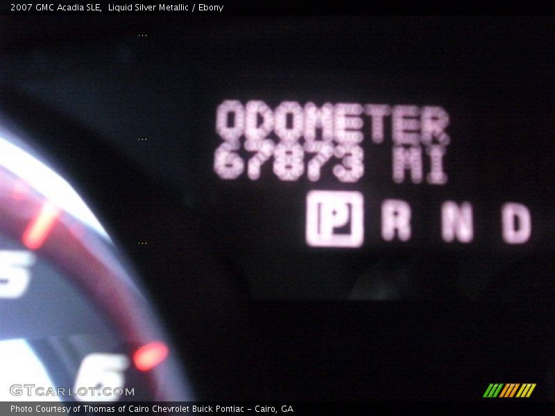Liquid Silver Metallic / Ebony 2007 GMC Acadia SLE