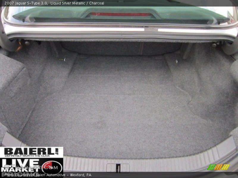 Liquid Silver Metallic / Charcoal 2007 Jaguar S-Type 3.0