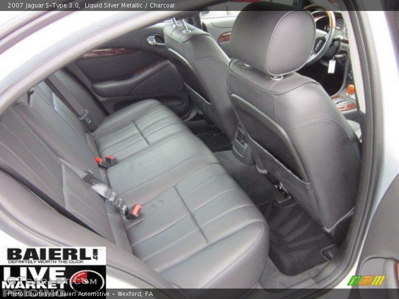Liquid Silver Metallic / Charcoal 2007 Jaguar S-Type 3.0