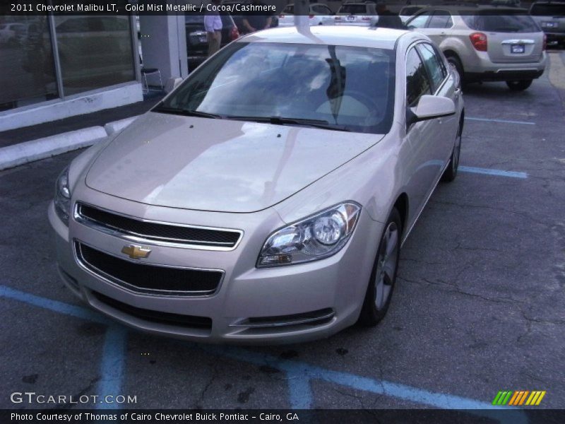 Gold Mist Metallic / Cocoa/Cashmere 2011 Chevrolet Malibu LT