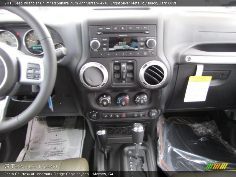 Bright Silver Metallic / Black/Dark Olive 2011 Jeep Wrangler Unlimited Sahara 70th Anniversary 4x4