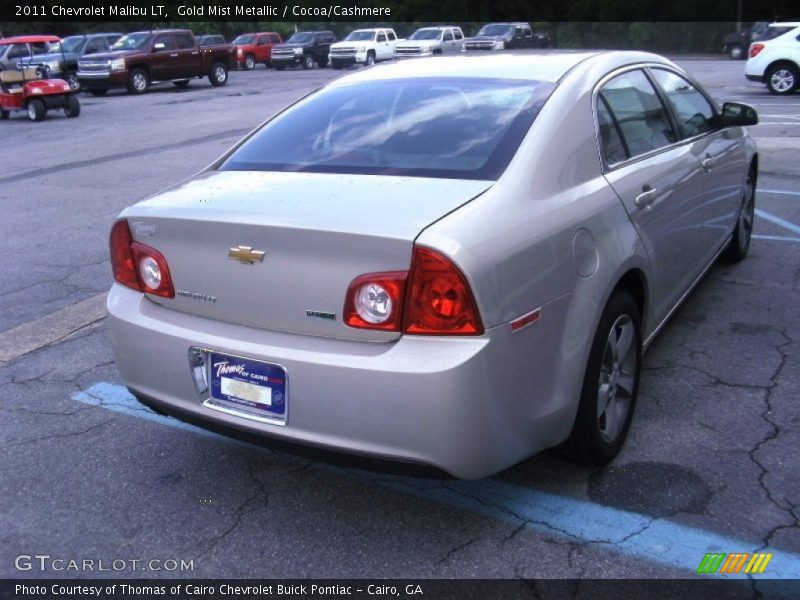 Gold Mist Metallic / Cocoa/Cashmere 2011 Chevrolet Malibu LT