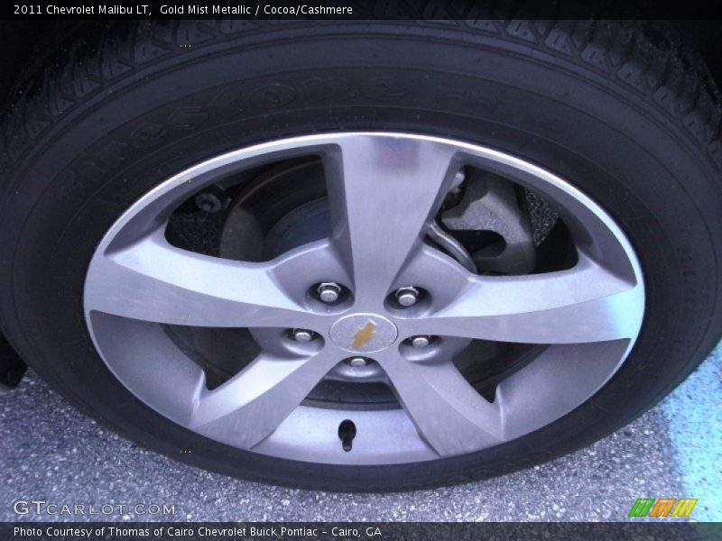 Gold Mist Metallic / Cocoa/Cashmere 2011 Chevrolet Malibu LT