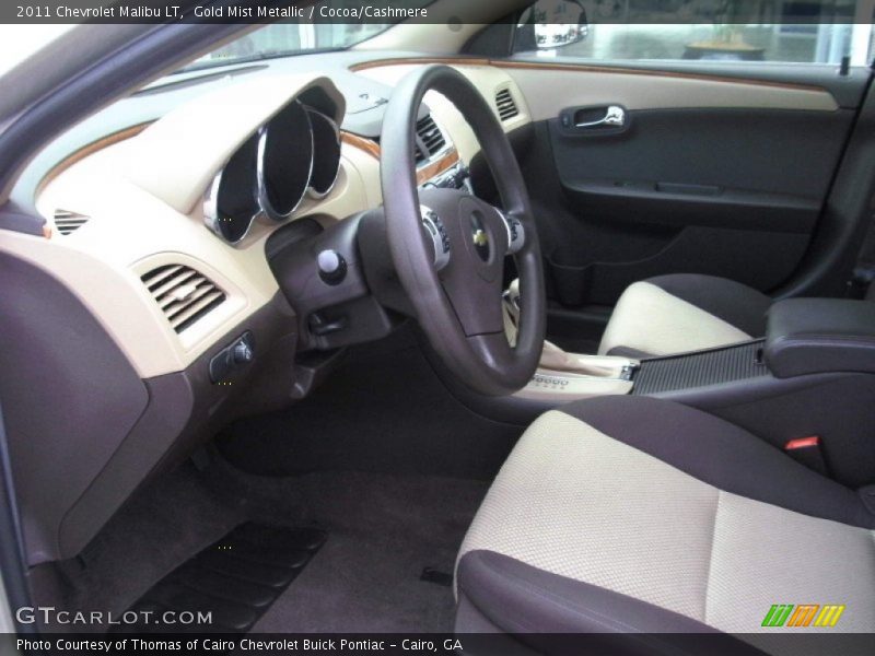 2011 Malibu LT Cocoa/Cashmere Interior