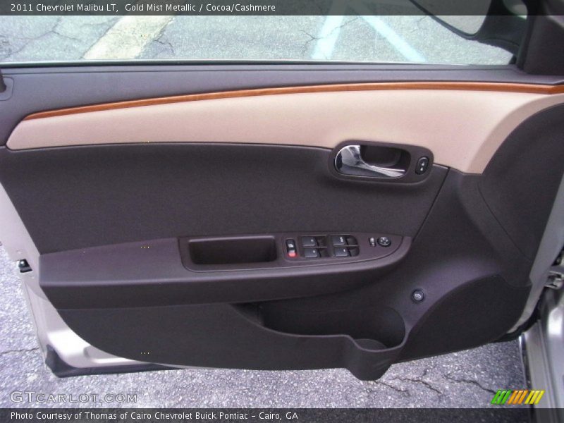 Gold Mist Metallic / Cocoa/Cashmere 2011 Chevrolet Malibu LT