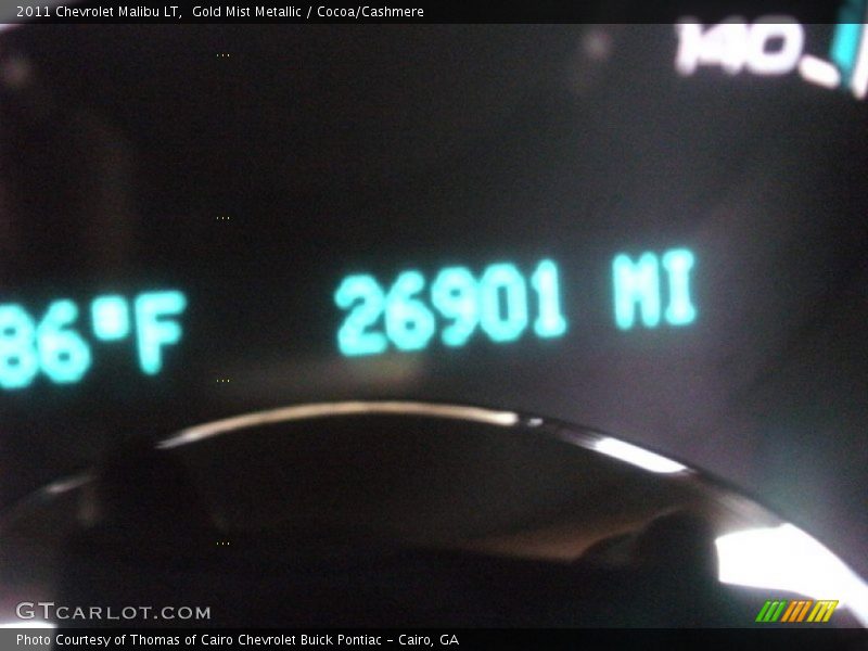 Gold Mist Metallic / Cocoa/Cashmere 2011 Chevrolet Malibu LT
