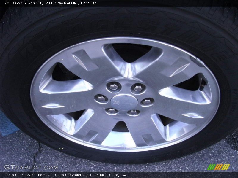 Steel Gray Metallic / Light Tan 2008 GMC Yukon SLT