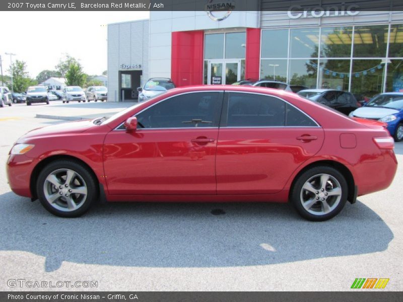 Barcelona Red Metallic / Ash 2007 Toyota Camry LE