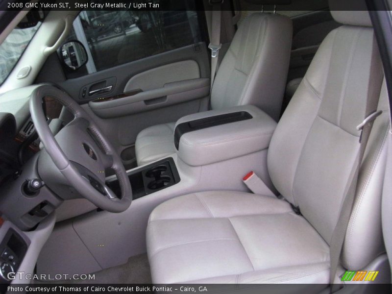 Steel Gray Metallic / Light Tan 2008 GMC Yukon SLT