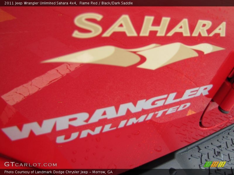 Flame Red / Black/Dark Saddle 2011 Jeep Wrangler Unlimited Sahara 4x4