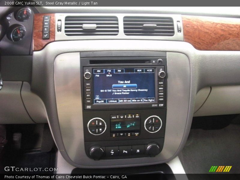 Steel Gray Metallic / Light Tan 2008 GMC Yukon SLT