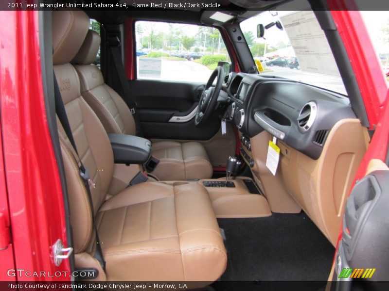 Flame Red / Black/Dark Saddle 2011 Jeep Wrangler Unlimited Sahara 4x4