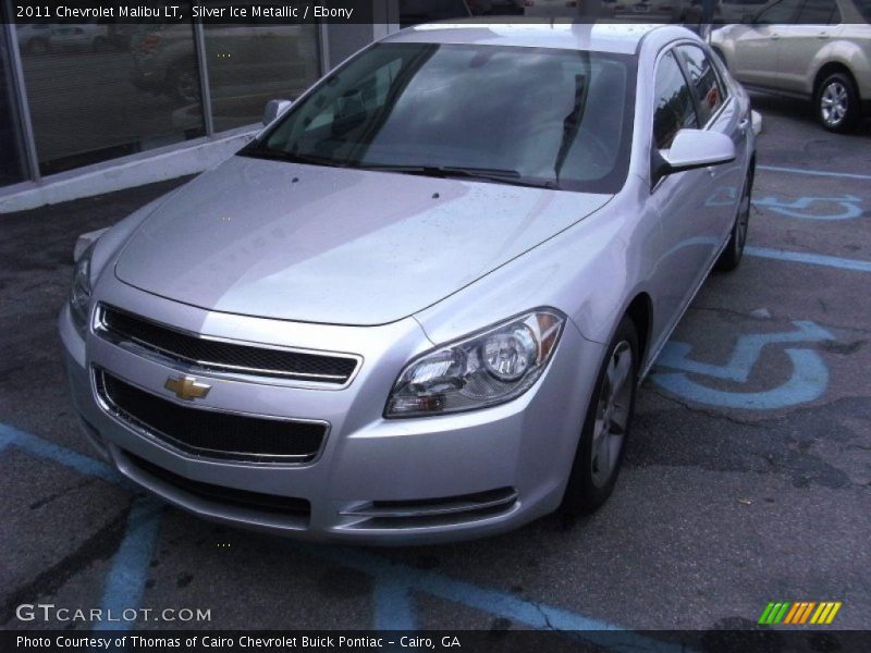 Silver Ice Metallic / Ebony 2011 Chevrolet Malibu LT