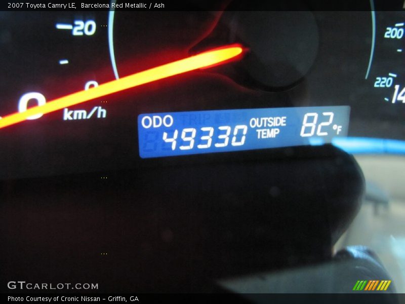 Barcelona Red Metallic / Ash 2007 Toyota Camry LE